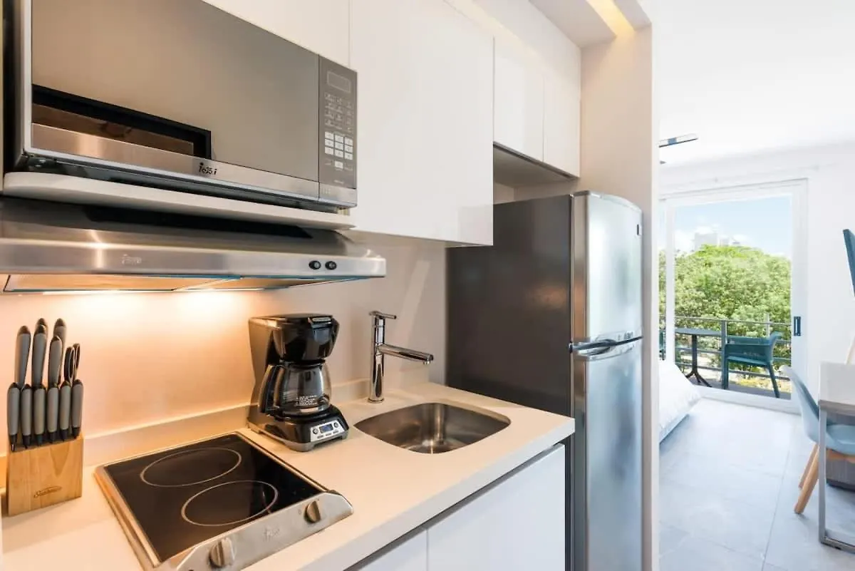 Luxury Studio With Kitchen Ac Gym Pool Security Playa del Carmen