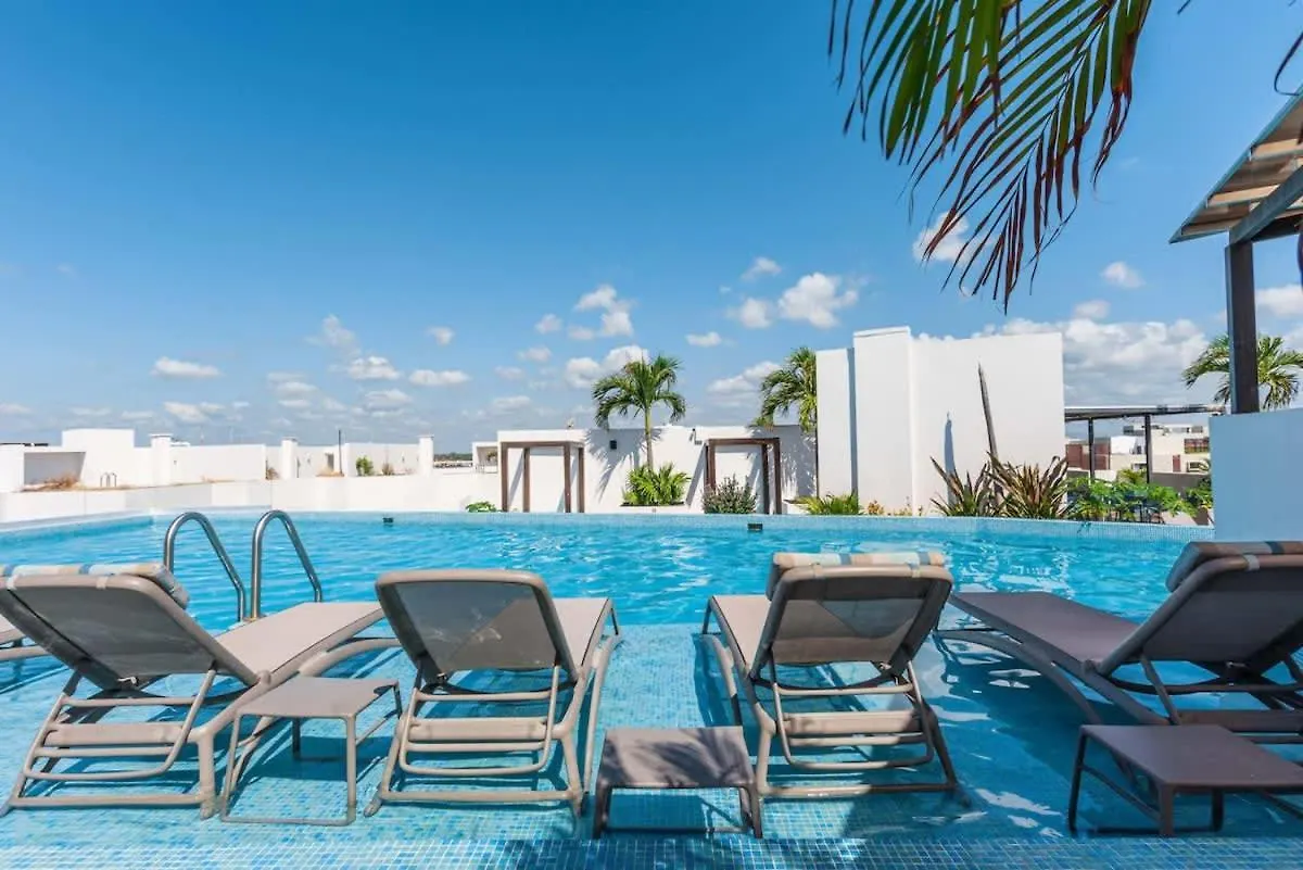 Luxury Studio With Kitchen Ac Gym Pool Security Playa del Carmen 0*,  Mexico